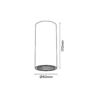 Keylight Buss technical drawing