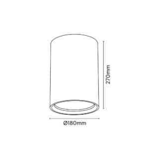 Keylight Cask technical drawing