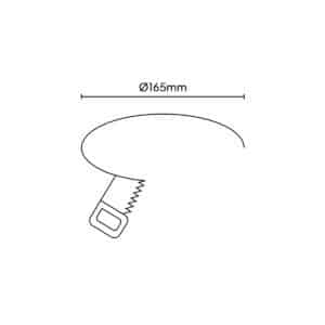 Keylight Charon technical hole size