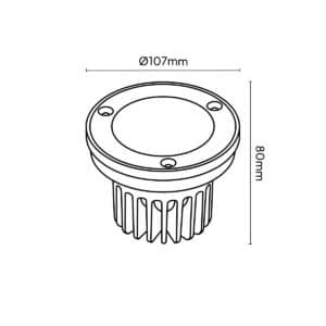 Keylight Floor 10 technical drawing