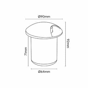 Keylight Floor Lane technical drawing