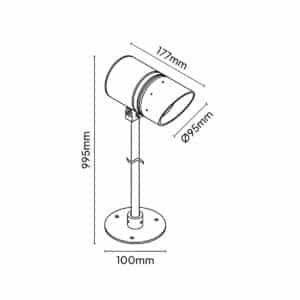 Keylight Garden Spot Maxi technical drawing