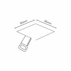 Keylight Ghibli SQ technical hole size