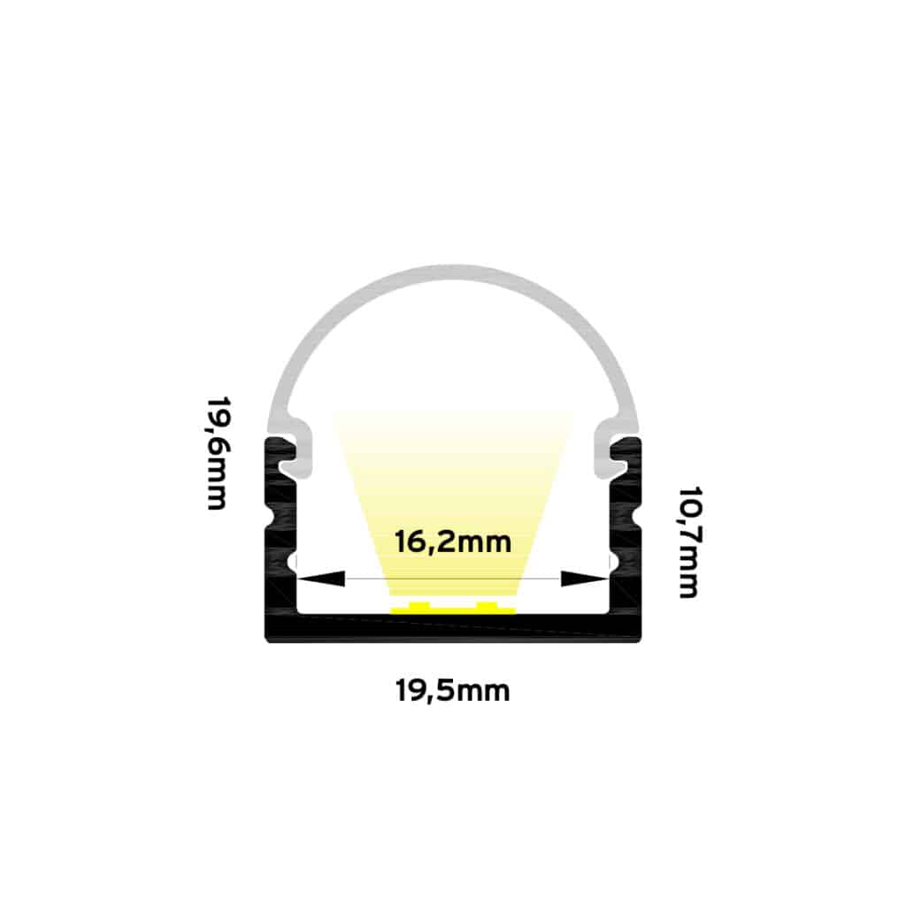 Core Line Led Drawing Led Line 20 - Products - Keylight