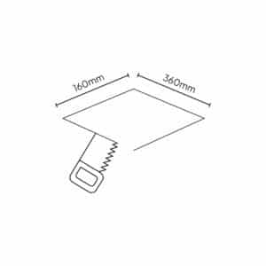 Keylight Luxx 2 technical hole size