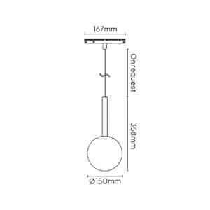 Keylight Magnet Glow P technical drawing