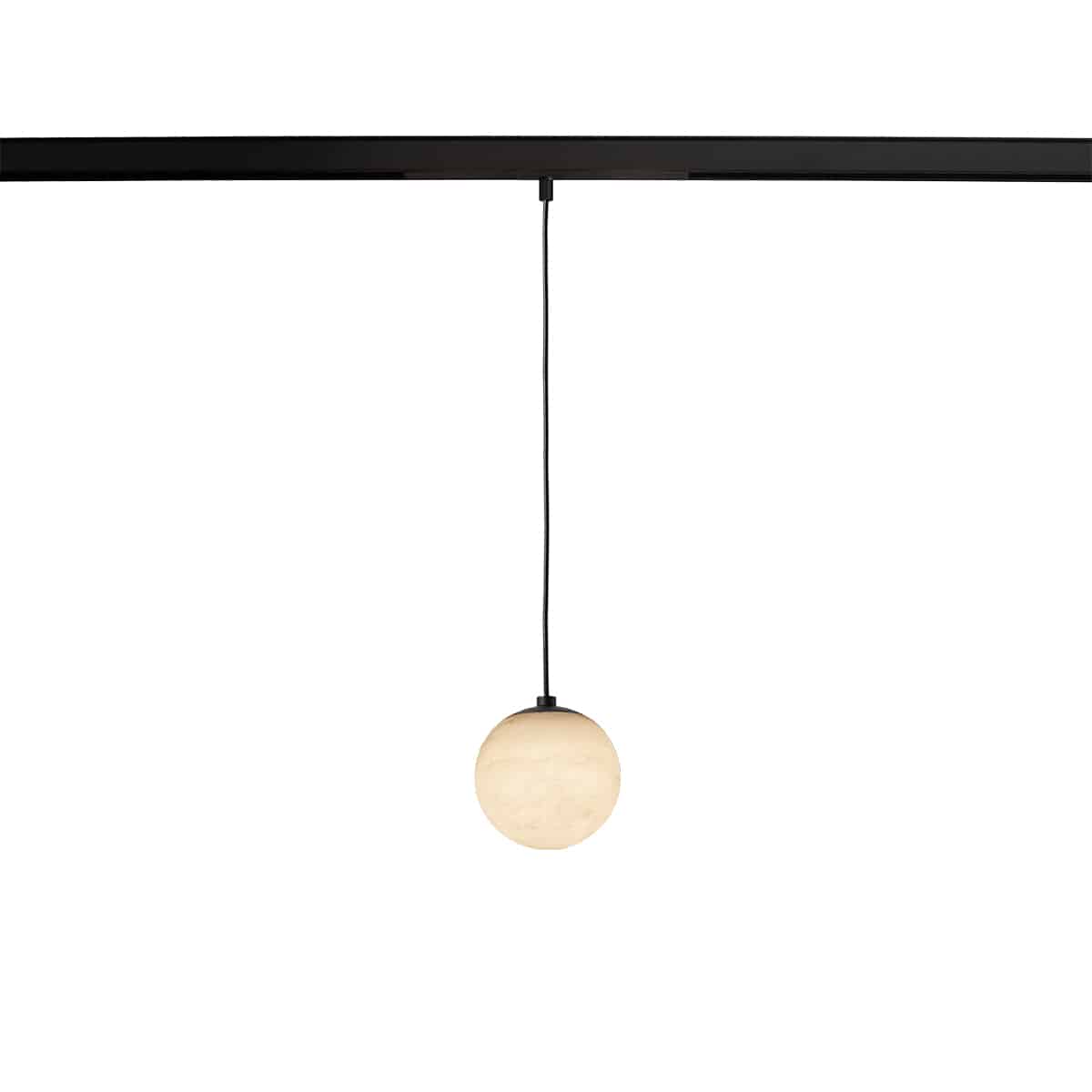 Keylight Magnet XS Glow P Alabaster Ø100mm black with 3000K light source