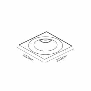 Keylight Mooney technical drawing