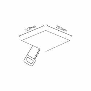 Keylight Mooney technical hole size