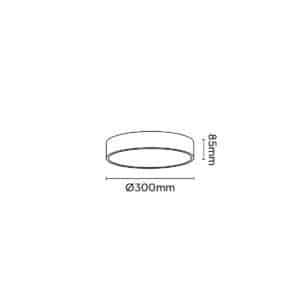 Keylight Orbit 30 technical drawing