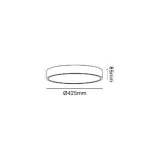 Keylight Orbit 40 technical drawing