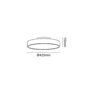 Keylight Orbit 40 UD technical drawing