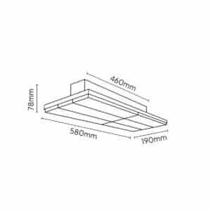 Keylight Power Plate P technical drawing