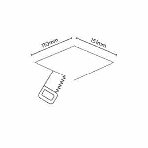 Keylight Trimless Midi technical hole size