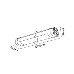 Keylight Vand 1200 technical drawing