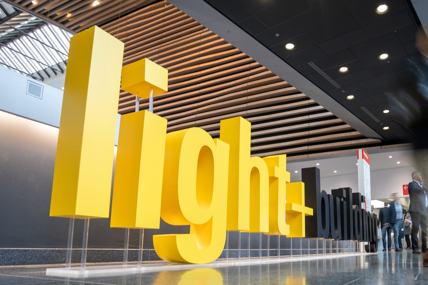 Light and Building Expo sign Messe Frankfurt